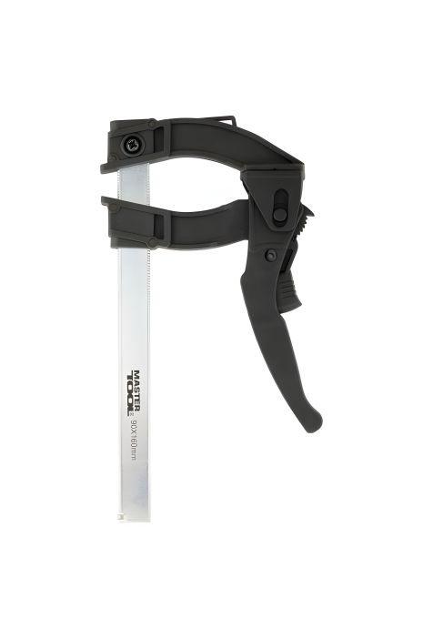 Столярна F-Type струбцина швидкозатискна 160х90 мм 600 Н MASTERTOOL 07-0012