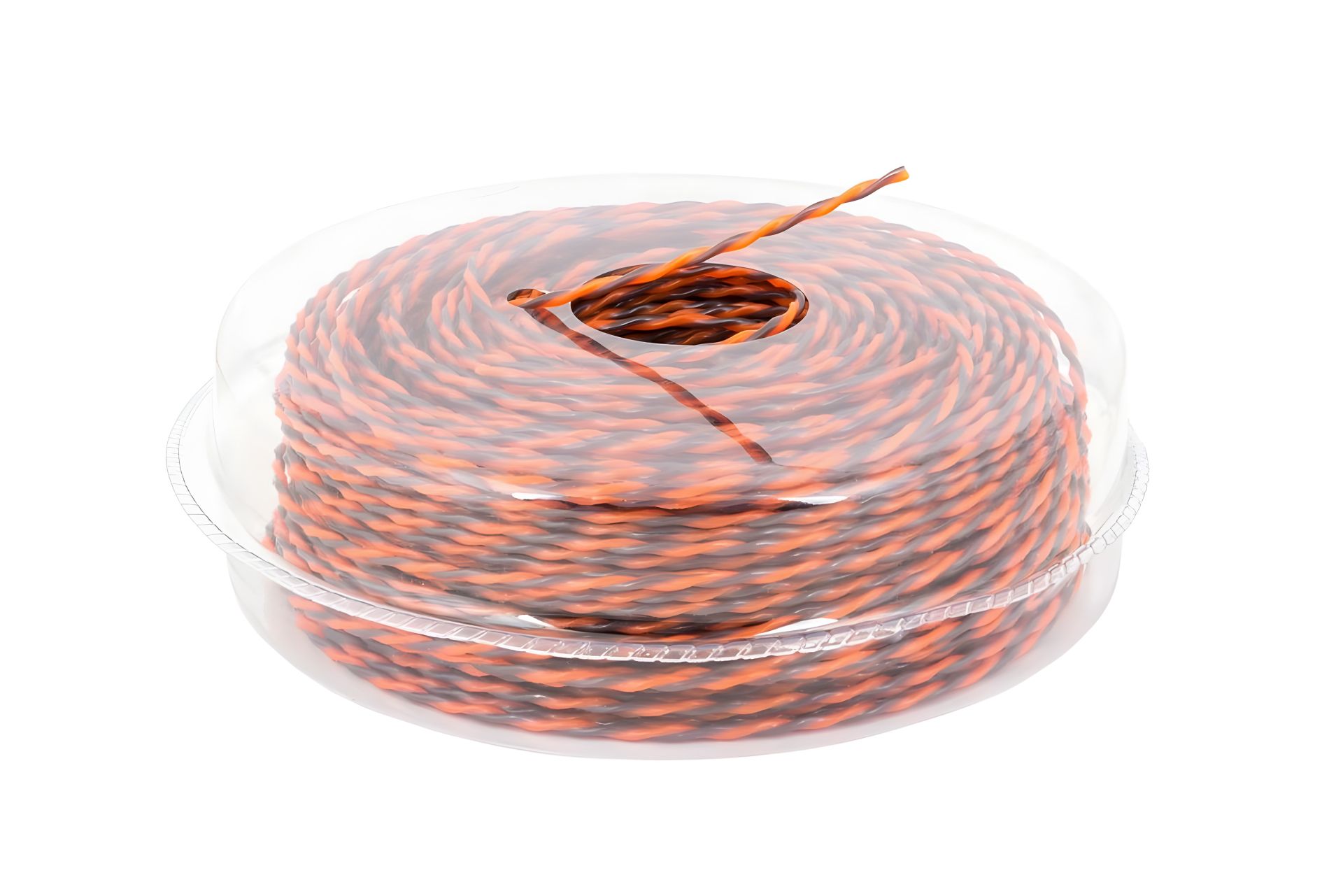 Безшумна двокольорова лісочка для тримера SPIRAL 2.70 мм 71 м MASTERTOOL 19-1613