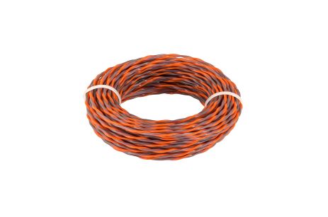 Безшумна двокольорова лісочка для тримера SPIRAL 2.40 мм 15 м MASTERTOOL 19-1624 Безшумна двокольорова лісочка для тримера SPIRAL 2.40 мм 15 м MASTERTOOL 19-1624