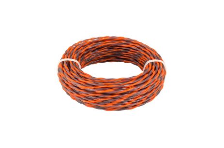 Леска для триммера бесшумная SPIRAL 2.70 мм 15 м двухцветная MASTERTOOL 19-1627 Леска для триммера бесшумная SPIRAL 2.70 мм 15 м двухцветная MASTERTOOL 19-1627