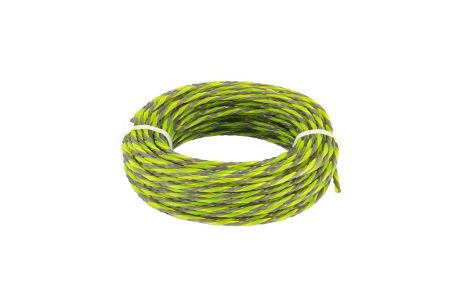 Лісочка для тримера безшумна SPIRAL SQUARE 3.00 мм 15 м двокольорова MASTERTOOL 19-0430