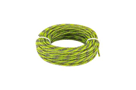 Безшумна тримерна лісочка SPIRAL SQUARE 3.00 мм 15 м двоколірна MASTERTOOL 19-0430