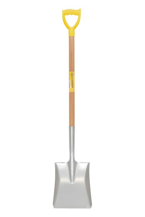 Лопата совкова 225х275х1200 мм з дерев'яною ручкою та держаком, молоткове фарбування, MASTERTOOL 14-6269