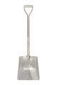 Нержавіюча совкова лопата 255х303х970 мм з ручкою MASTERTOOL 14-6275