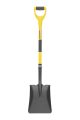 Лопата совковая 240х300х1100 мм окраска порошковая с ручкой фибергласовой и держаком MASTERTOOL 14-6278