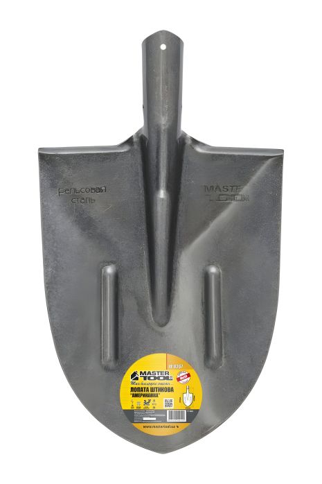 Лопата штикова "Американка" 240х290х425 мм лакове покриття MASTERTOOL 14-6267