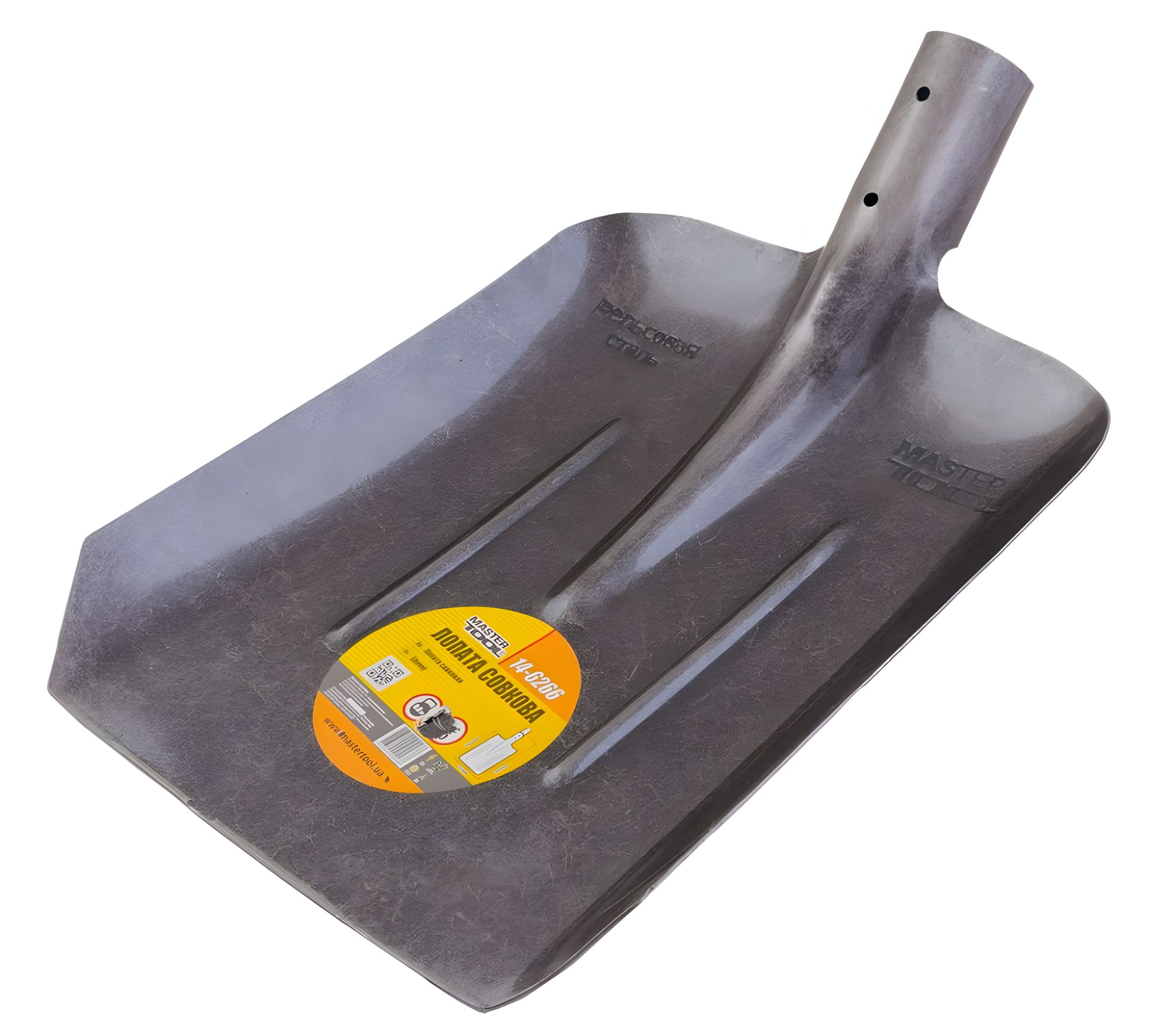 Лопата совкова 235х285х360 мм лакове покриття MASTERTOOL 14-6266, Китай Лопата совкова 235х285х360 мм лакове покриття MASTERTOOL 14-6266, Китай