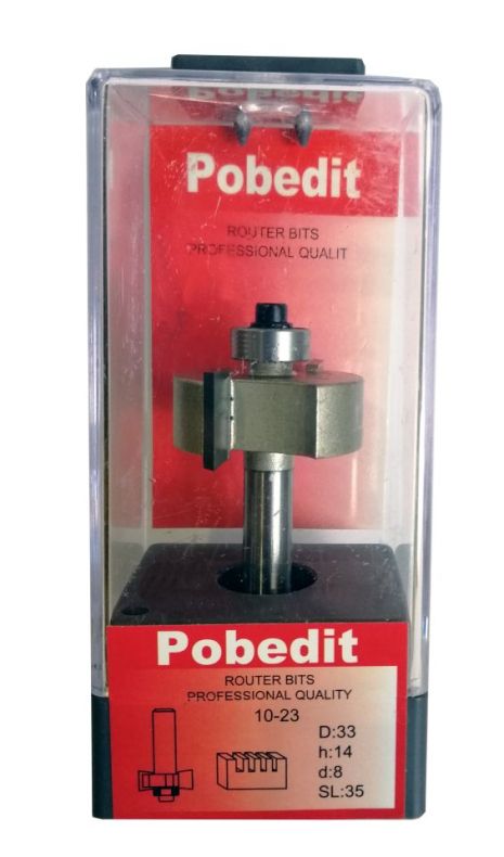 Фреза для выборки четверти Pobedit P-1023-08-14 (d-8 мм, H-14 мм, D-33 мм)