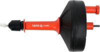 Трос для очистки труб 6 мм x 6 м с дрельным шпинделем, Yato YT-24990