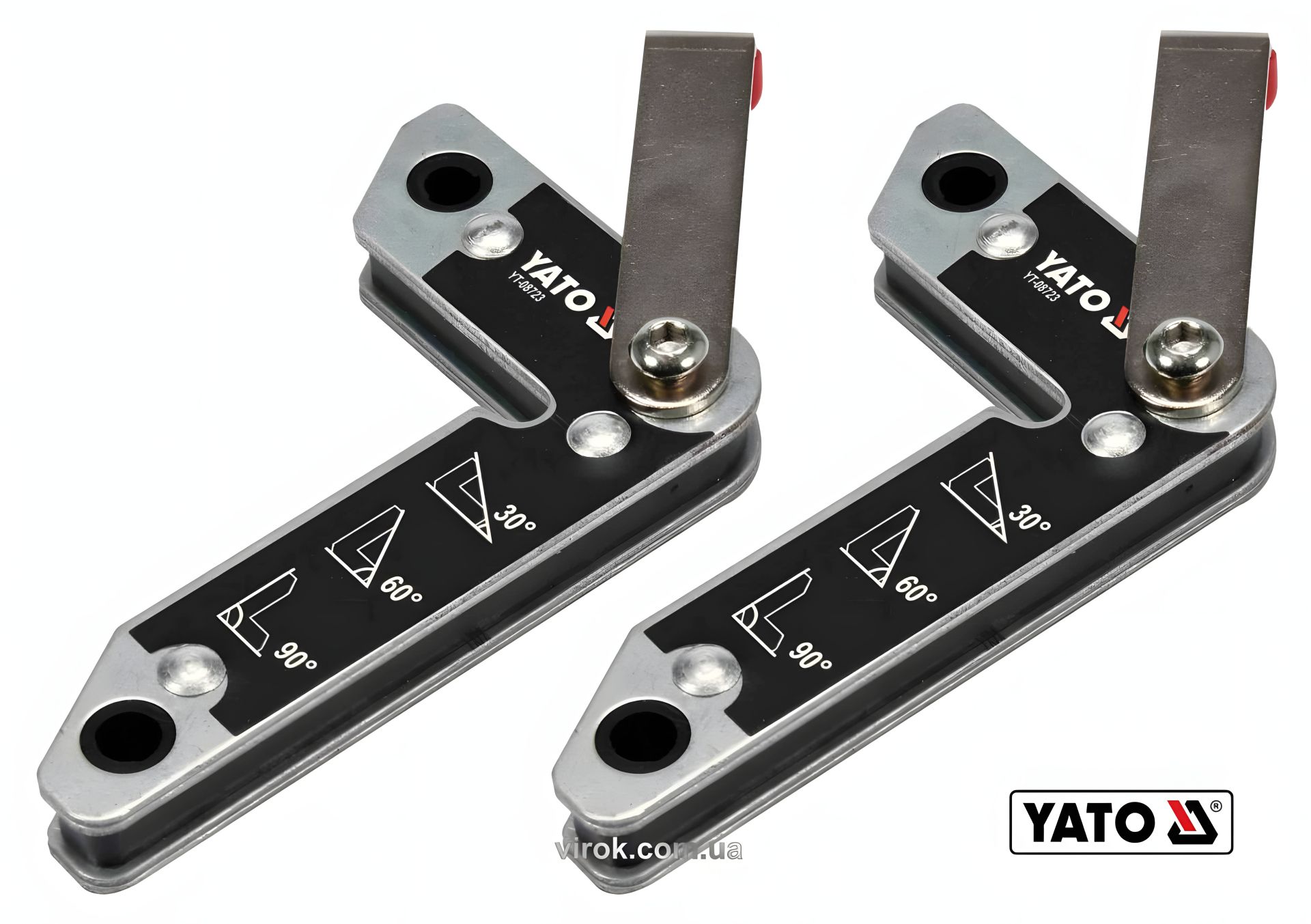 Магніти для зварювальних робіт, кутники, Yato YT-08723 Магніти для зварювальних робіт, кутники, Yato YT-08723