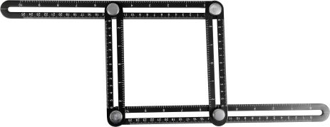 Прецизійна шаблон-лінійка для вимірів: 250 х 150 мм, алюмінієвий Yato YT-70880 Прецизійна шаблон-лінійка для вимірів: 250 х 150 мм, алюмінієвий Yato YT-70880