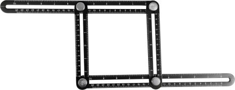 Прецизійна шаблон-лінійка для вимірів: 250 х 150 мм, алюмінієвий Yato YT-70880
