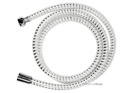 Душевой шланг FALA хром-белый ПВХ гофра G1 / 2 2 м Vorel 75653