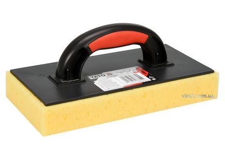 YaTo YT-51903 Тертка пластикова з губкою h= 40 мм: 270 x 130 мм, для змивання керамічної плитки