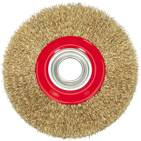 Щітка-крац плоска латунована сталь 200 мм Vorel 06980