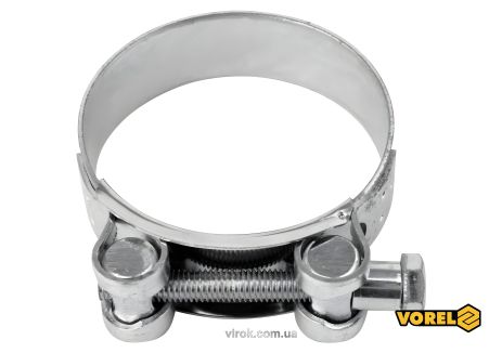 Оцинкованный стальной хомут с винтовым зажимом GBS W1 Ø60-63/22 мм Vorel 73801 Оцинкованный стальной хомут с винтовым зажимом GBS W1 Ø60-63/22 мм Vorel 73801