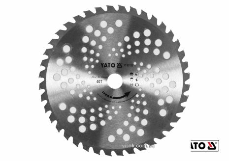 Дисковий ніж для бензокосів Yato YT-85150