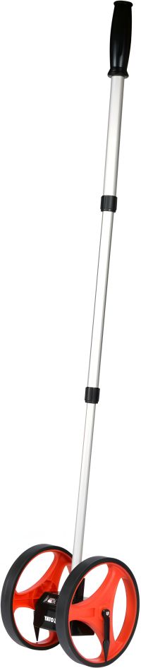 Измерительное колесо Ø160 мм с телескопическим держателем 80-104 см, Yato YT-71650