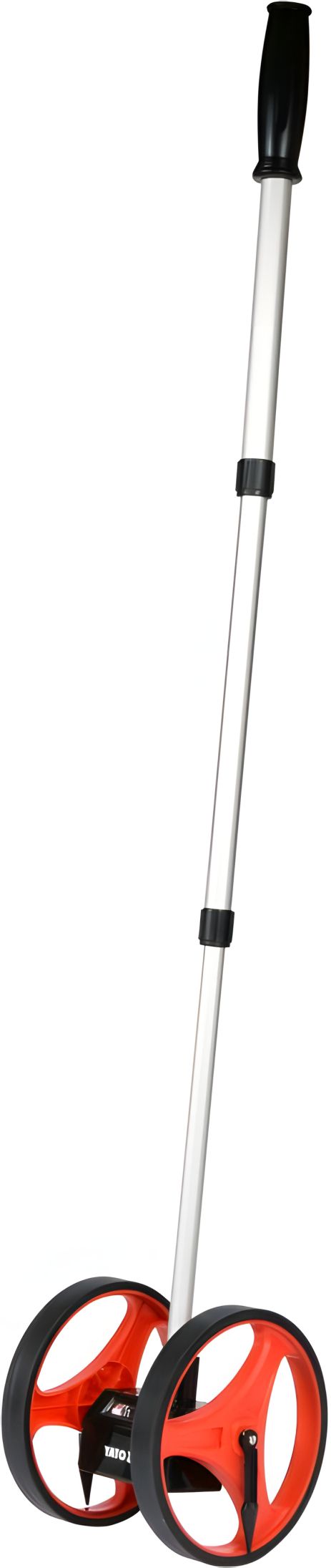 Вимірювальне колесо Ø160 мм, довжина до 10000 м, телескопічний тримач 80-104 см, Yato YT-71650