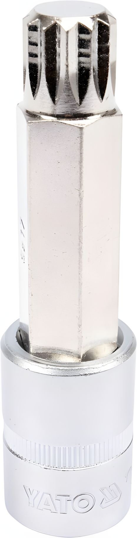 Торцева головка з викрутковою насадкою Spline, 1/2" M17, 100 мм, Yato YT-04357