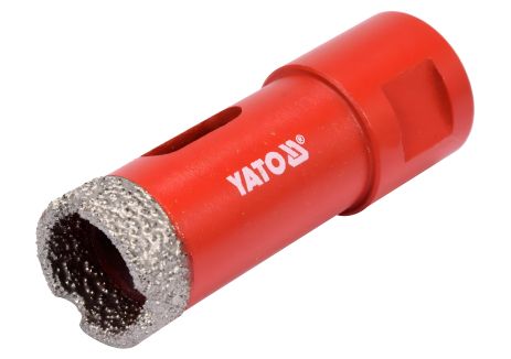 Свердло з кераміки та гресу Ø= 20 мм, з алмазною кромкою, гвинтове кріплення - М14 YaTo YT-60444