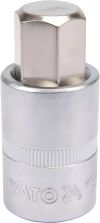 Головка торцевая с насадкой викрутковою HEX 1/2" H17 x 55 мм, марка Yato YT-04388