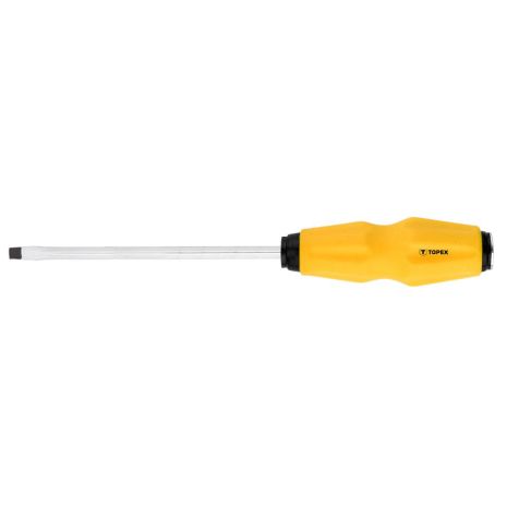 Шлицевая отвертка для подбивания, закаленное и намагниченное жало, сталь CrV, Topex 39D253