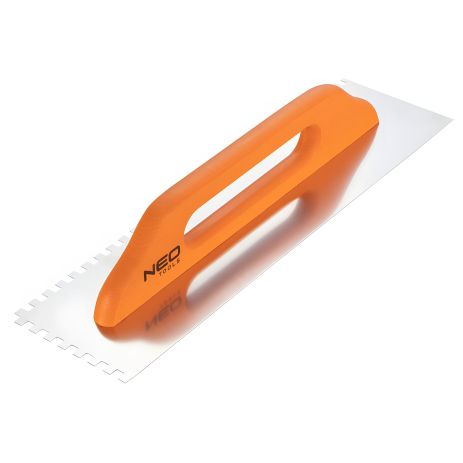 Гладилка зубчатая 480 x 128 мм, зуб 8 х 8 x 8 мм, деревянная ручка NEO 50-182 Гладилка зубчатая 480 x 128 мм, зуб 8 х 8 x 8 мм, деревянная ручка NEO 50-182