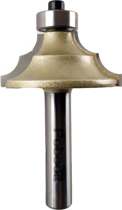 Калевочная кромочная фреза D-37.7 мм, R-6 мм, d-8 мм Pobedit P-2009-08-06 Калевочная кромочная фреза D-37.7 мм, R-6 мм, d-8 мм Pobedit P-2009-08-06