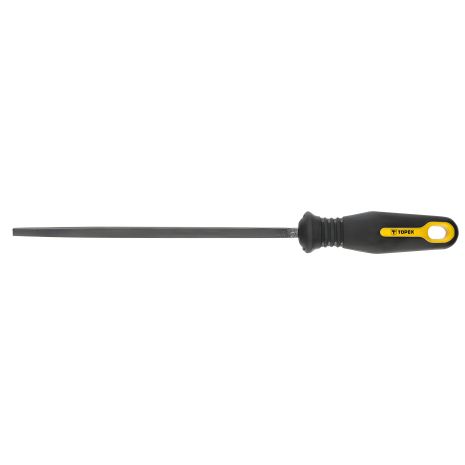 Квадратний напильник по металу 200 мм, зернистість 2, сталь T12, двокомпонентна рукоятка Topex 06A724