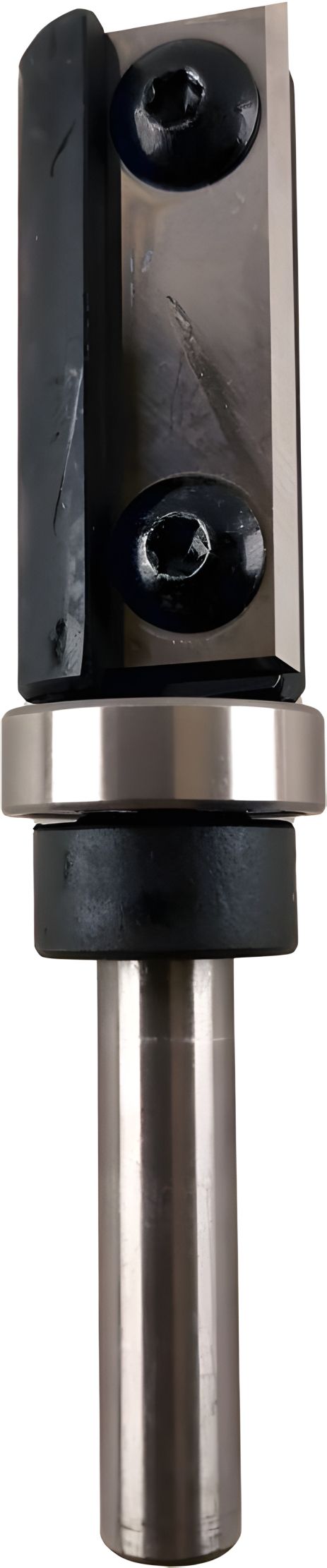 Копировальная фреза со сменными ножами и верхним подшипником D-19 мм, H-40 мм, d-8 мм Pobedit P-121-1940