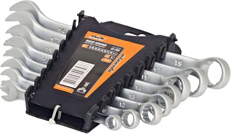 Набір ріжково-накидних ключів, 8 шт MIOL 51-705