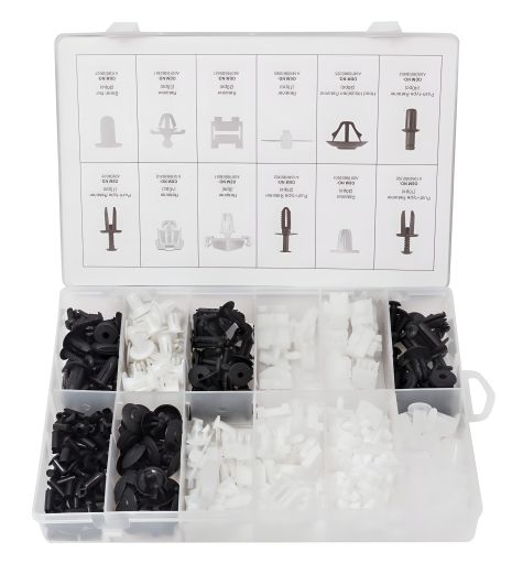 Набір кліпс 270 предметів (BENZ) з пластиковим органайзером FORSAGE F-01Z0231