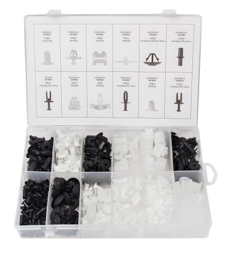 Набір кліпс 270 предметів (BENZ) з пластиковим органайзером FORSAGE F-01Z0231