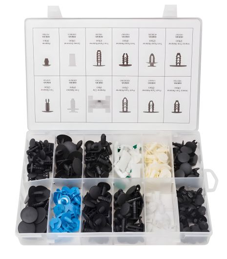 Набір кліпс 308 предметів (FIAT), органайзер пластиковий FORSAGE F-01Z0242 Набір кліпс 308 предметів (FIAT), органайзер пластиковий FORSAGE F-01Z0242