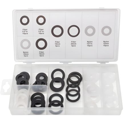 Комплект пластиковых шайб для маслосливных пробок, 60 шт., органайзер FORSAGE F-01Z0252