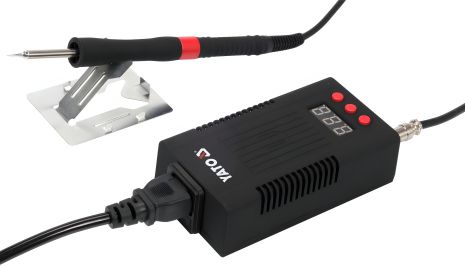 Сеточная паяльная станция 110-230 V; 75 Вт, t ° = 90-480 ° С, жало T12, LCD Yato YT-82461 Сеточная паяльная станция 110-230 V; 75 Вт, t ° = 90-480 ° С, жало T12, LCD Yato YT-82461