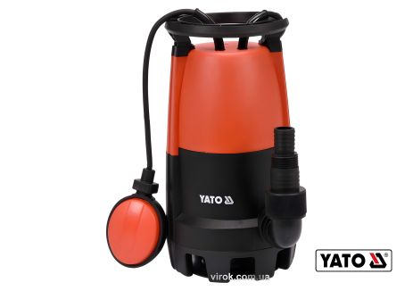 Насос для брудної води YaTo YT-85333, 900 Вт, 18 л/год., 8.9 м Насос для брудної води YaTo YT-85333, 900 Вт, 18 л/год., 8.9 м