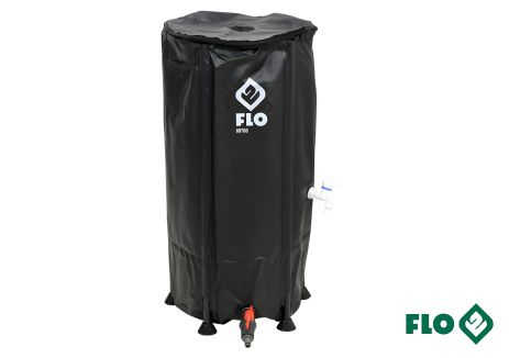 Збірний бак дощової води з ПВХ FLO 100 л Ø3/4" Ø40 x 78 см стійкий до УФ-променів Vorel 89700