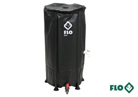 Сборный бак для дождевой воды с ПВХ FLO 100 л Ø3/4" Ø40 x 78 см стойкий к УФ Vorel 89700