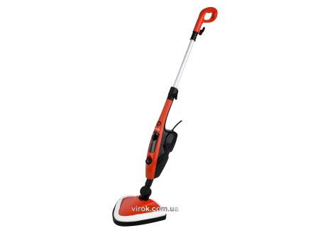 Швабра парова мережева 1500 Вт, об'єм бака 550 мл, робоча температура 110°С, довжина шнура 5 м, + 14 насадок, Vorel 67220 Швабра парова мережева 1500 Вт, об'єм бака 550 мл, робоча температура 110°С, довжина шнура 5 м, + 14 насадок, Vorel 67220