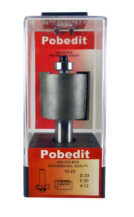 Фреза для чверті вибірки D-33 мм, H-30 мм, d-12 мм Pobedit P-1023-12-30