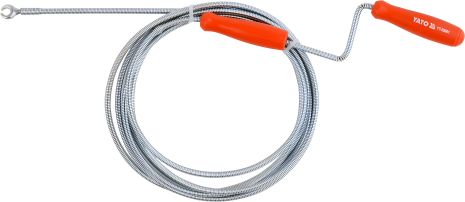 Трос каналізаційний Yato 5 мм 3 метри YT-25001