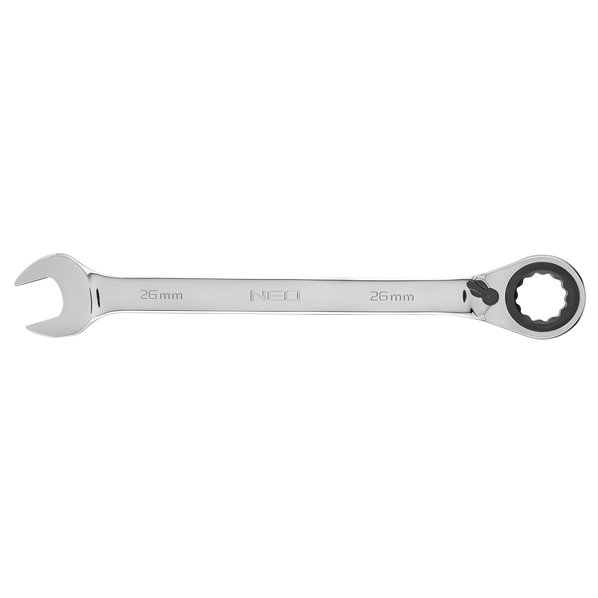 Ключ комбінований з тріскачкою 26 мм NEO 09-338 Ключ комбінований з тріскачкою 26 мм NEO 09-338