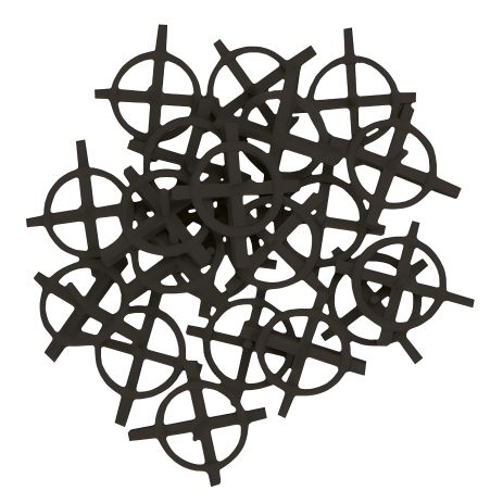 Topex 16B615 Хрестики дистанційні пластмасові 1,5 мм Topex 16B615 Хрестики дистанційні пластмасові 1,5 мм