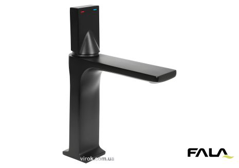 NOIR змішувач для умивальника FALA з кульовим регулятором Vorel 75885
