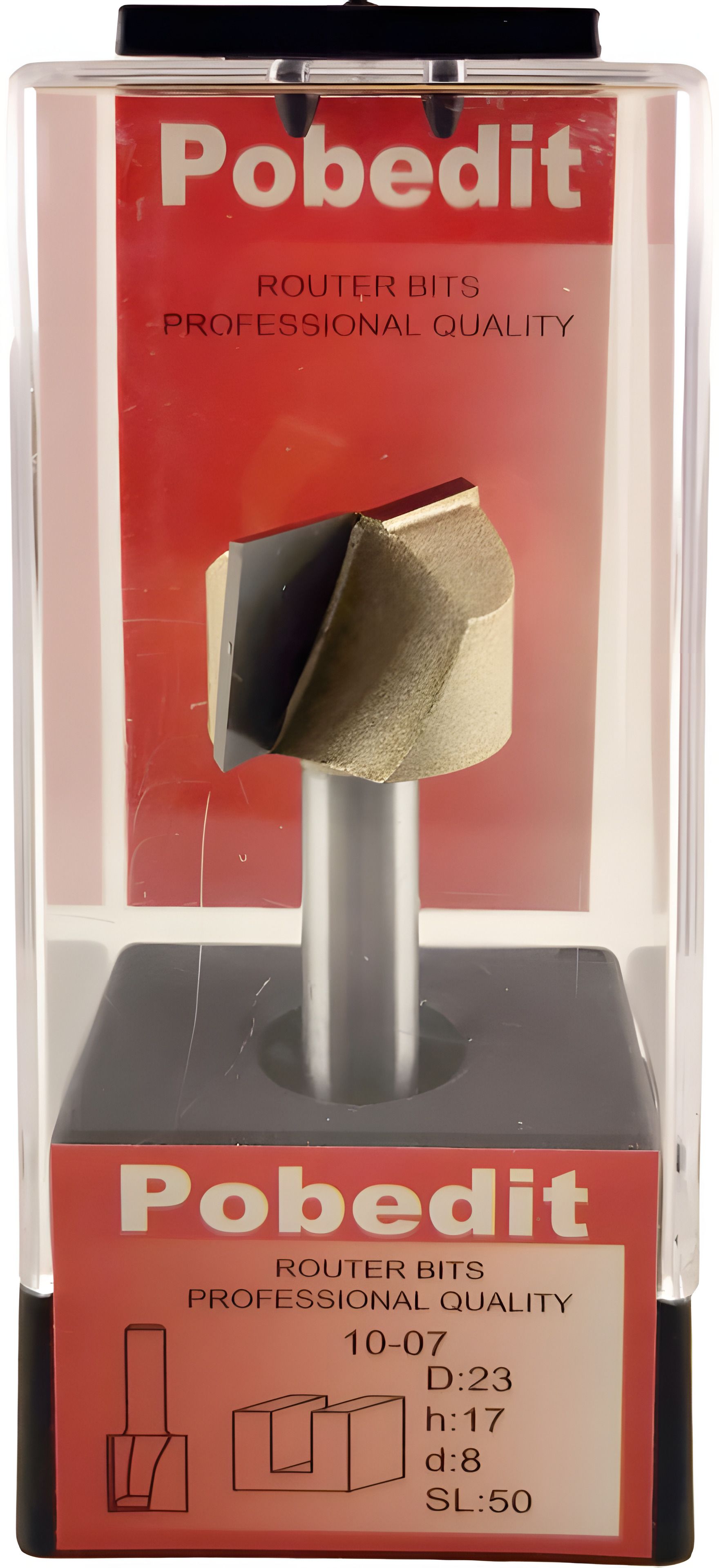 Фреза пряма пазова D-23 мм, d-8 мм Pobedit P-1007-08-23 Фреза пряма пазова D-23 мм, d-8 мм Pobedit P-1007-08-23