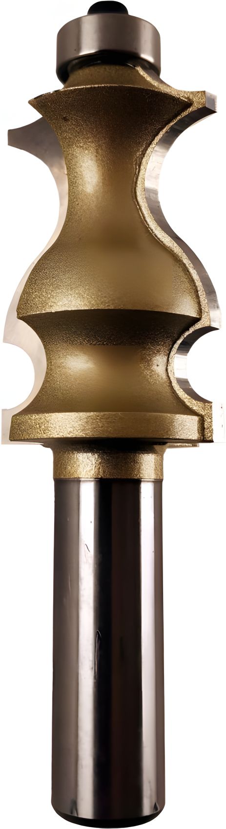 Кромочная фигурная фреза с нижним подшипником D-27 мм, d-12 мм Pobedit P-2034-2712