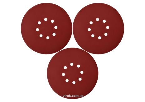 Шлифовальный круг YaTo Ø180 мм, Р180, к YT-82341, 3 шт, YT-83466