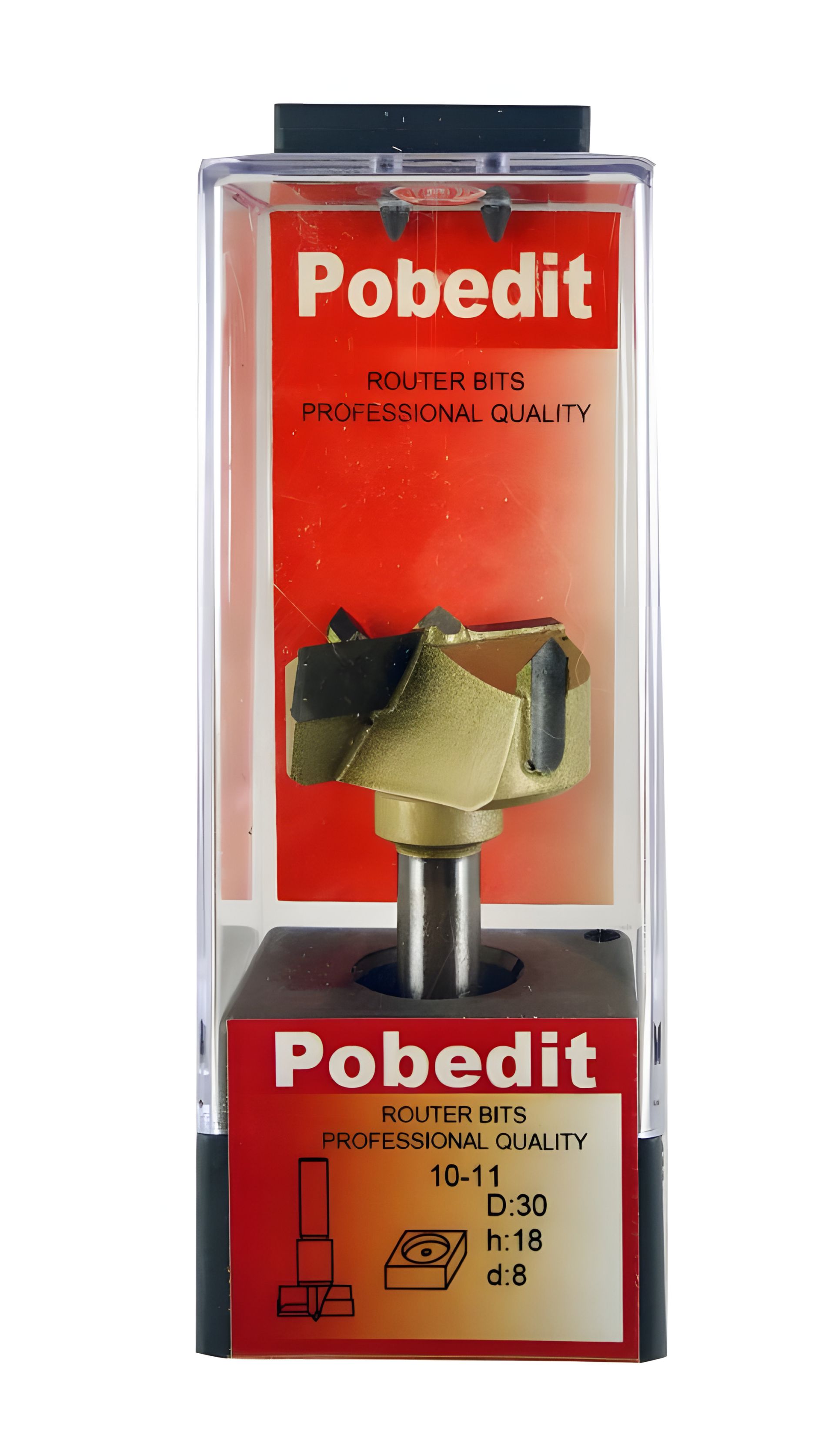 Фреза Форстнера D-30 мм, d-8 мм Pobedit P-1011-08-30 Фреза Форстнера D-30 мм, d-8 мм Pobedit P-1011-08-30